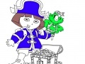 게임 Dora The Pirate Coloring Game