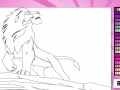 게임 Lion King Online Coloring Game