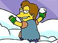 게임 Simpsons Snowball Fight