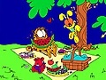 게임 Garfield online coloring