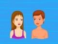 게임 Swimming pool kissing
