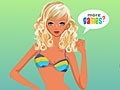 게임 Dress - Blonde on the beach