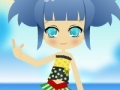 게임 Mistys beach day dressup