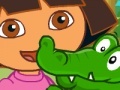 게임 Dora Care Baby Crocodile