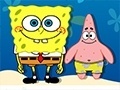 게임 Sponge bob. Connect it