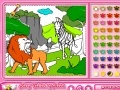 게임 Rosy Coloring: The Lion and The Zebra