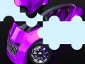 게임 Futuristic pink car puzzle