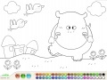 게임 Hippo coloring
