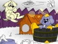 게임 Playful puppies coloring page 2