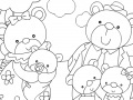게임 Bear Family: Coloring