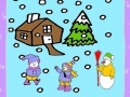 게임 Snow and Children Coloring