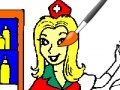게임 Coloring: Nurse