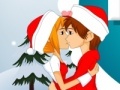 게임 Christmas flirty kiss