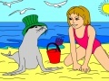 게임 Rossy Coloring games - Summer holiday