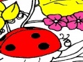 게임 Strawberrys and ladybug coloring 