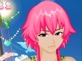 게임 Makeup girl with pink hair