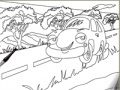 게임 The car online coloring page