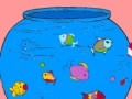 게임 Little fishes in the aquarium coloring