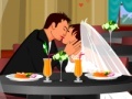 게임 Dining table kissing