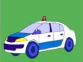 게임 Old model police car coloring