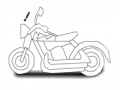 게임 Superb motorbike coloring