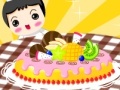 게임 Kids cake with fruit