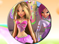 게임 Winx Club Round Puzzle